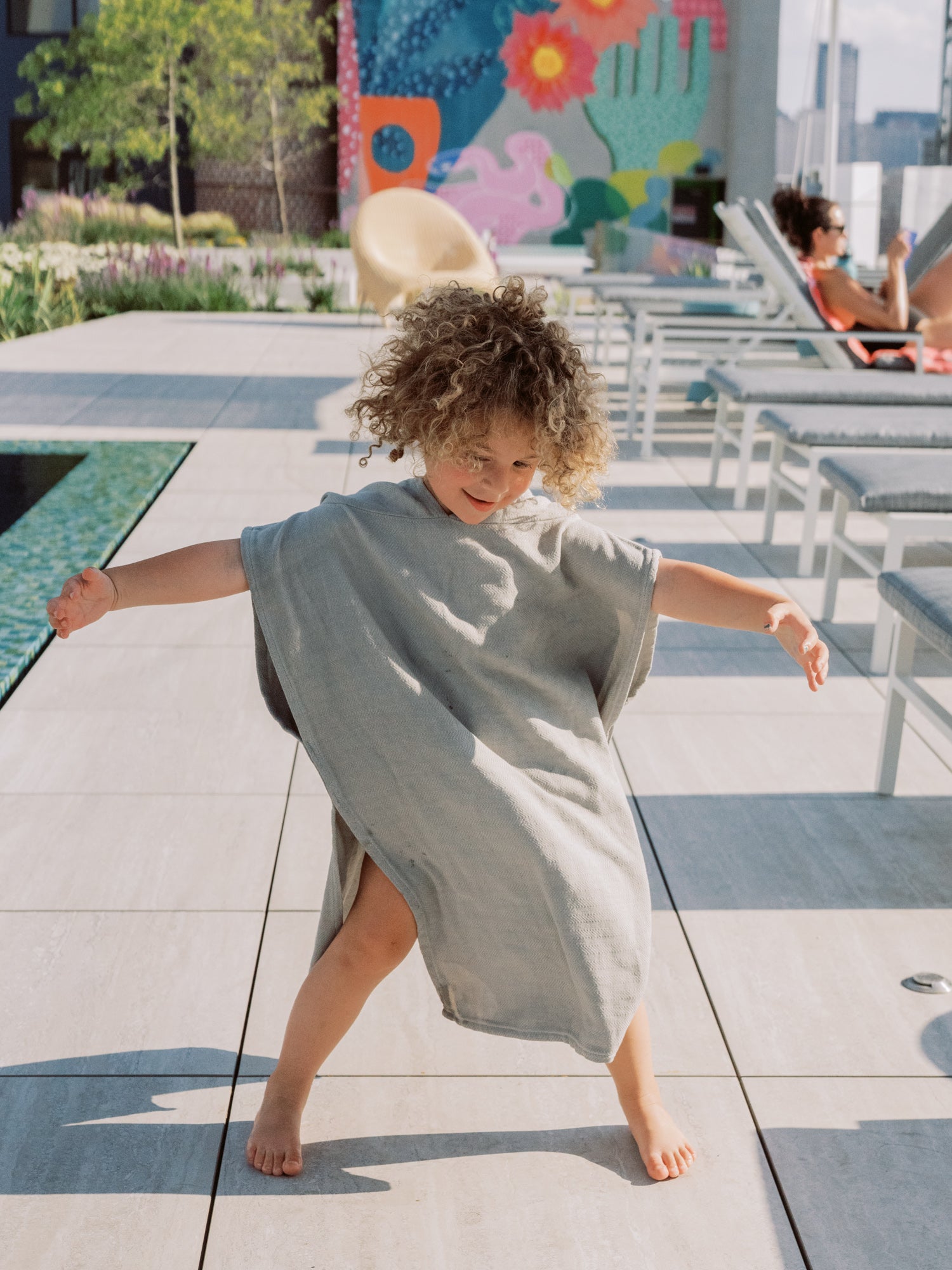 Cotton towel poncho discount