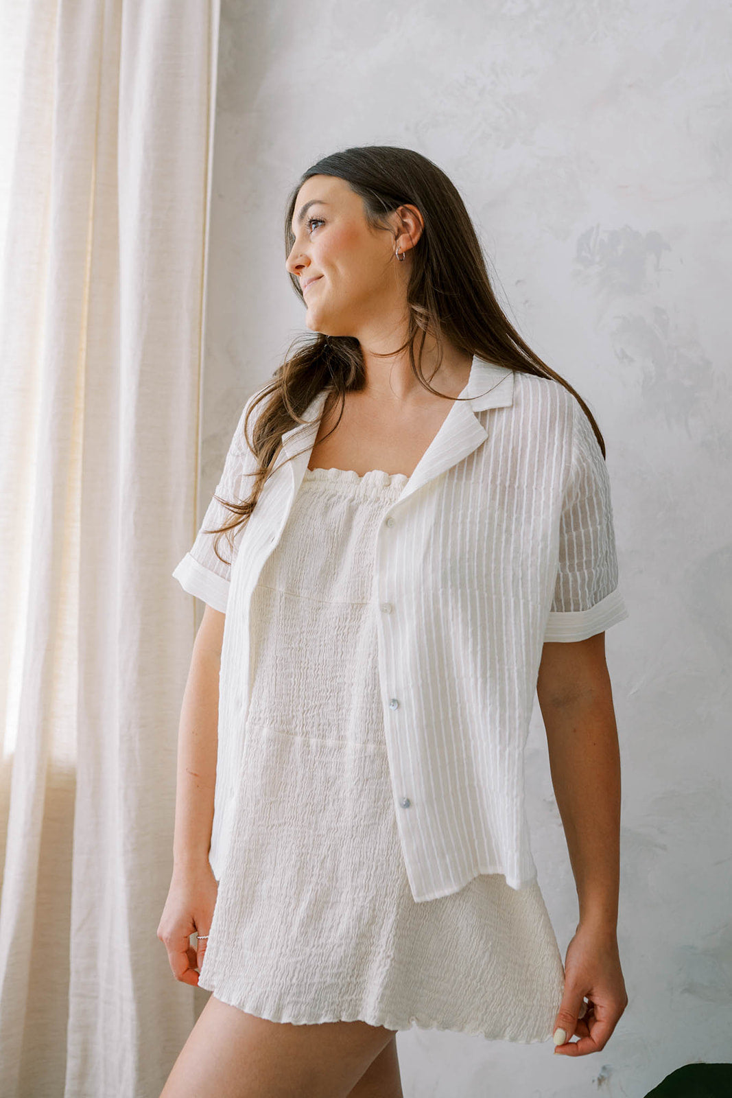 The Ocean Shirt - White Stripes