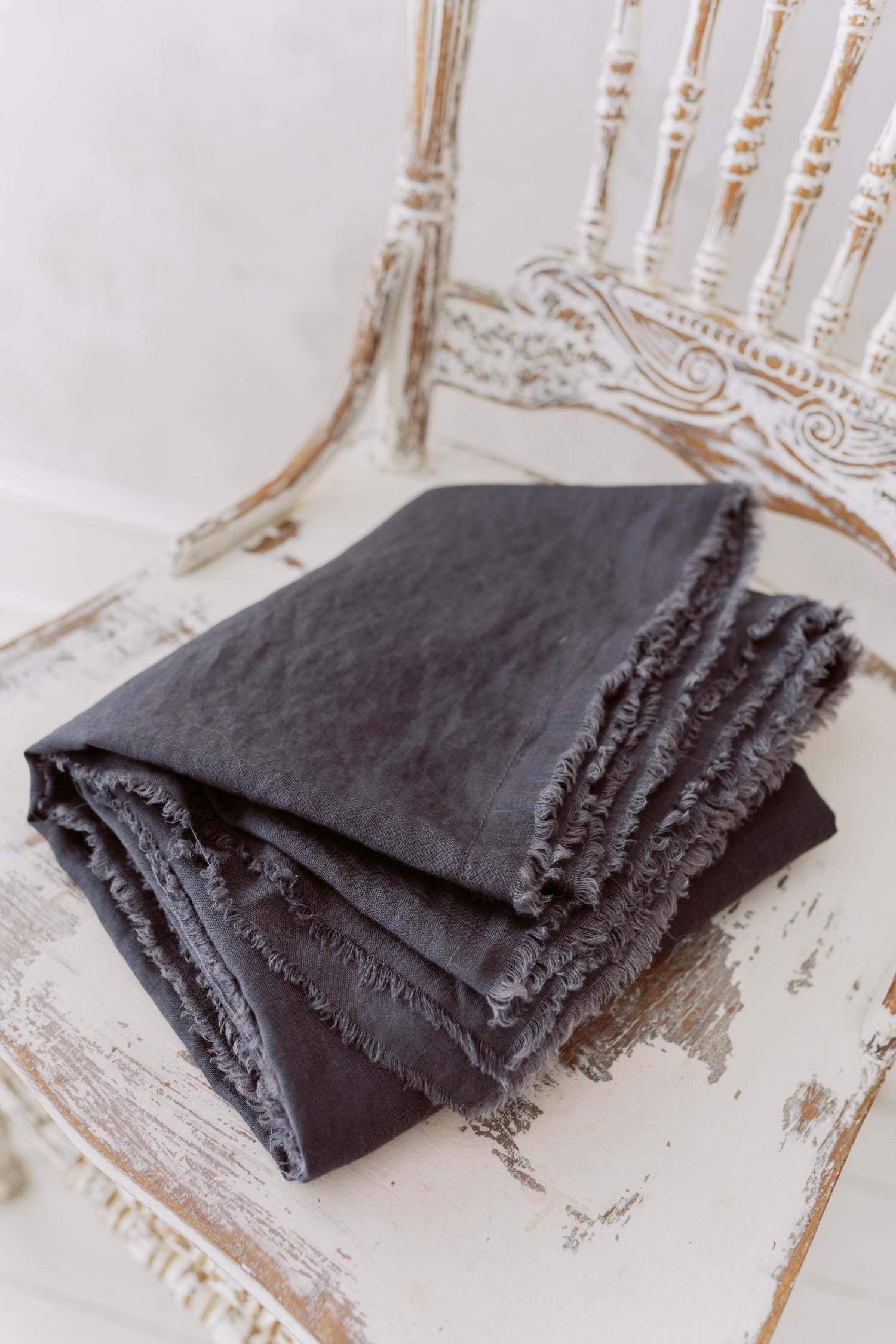 The Sinclair Linen Throw Blanket/Tablecloth by BLÜM